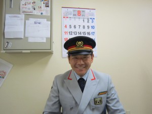 駅長の横山武司さん