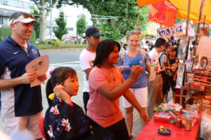 熊谷うちわ祭りでの様子